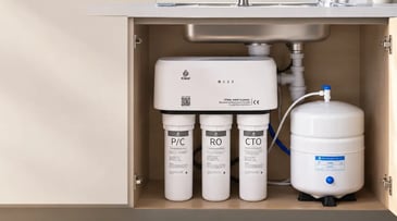 An iClear undersink purifier in a lagos home