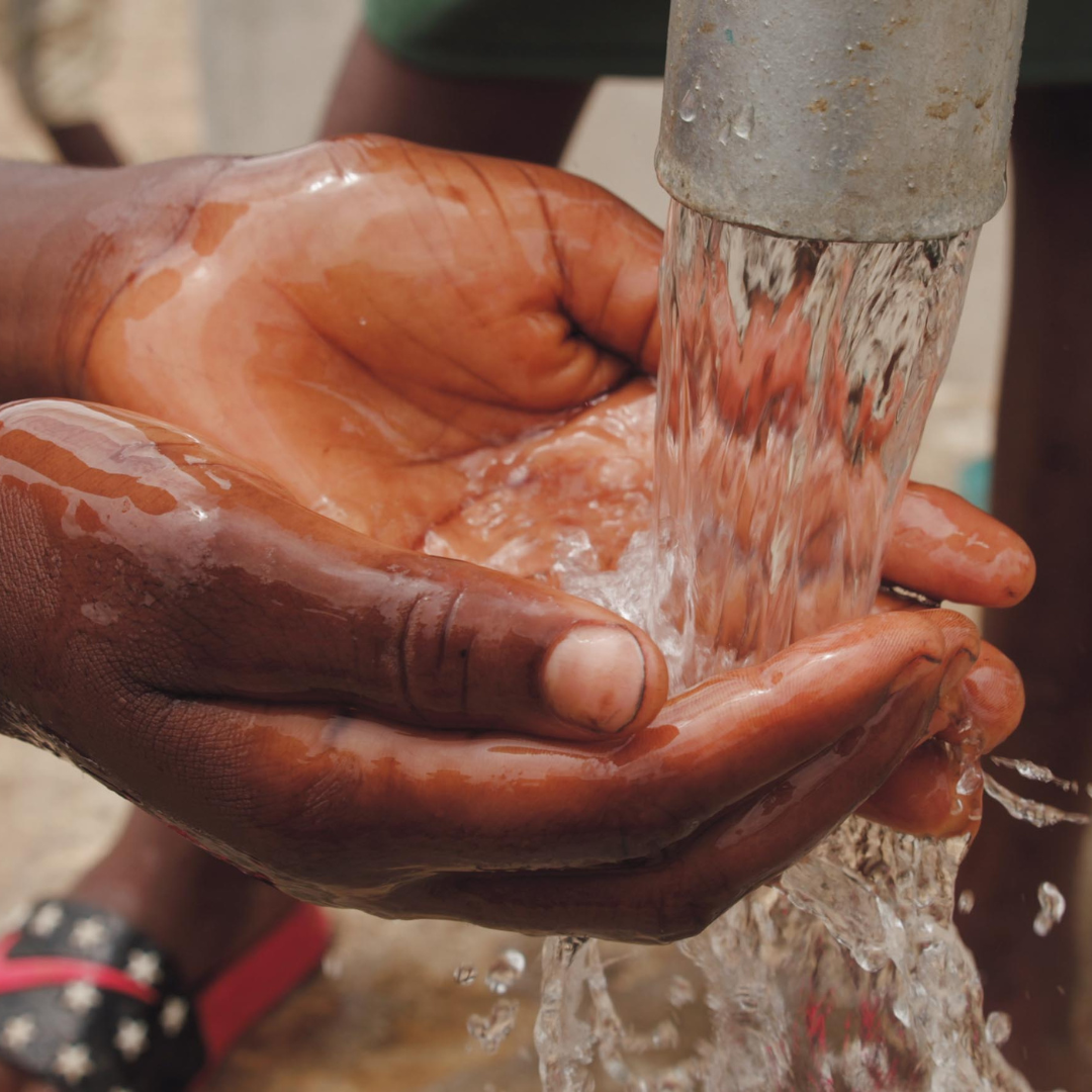 Image of clean water in a community